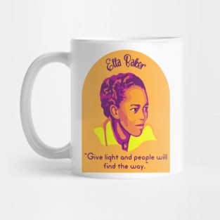 Ella Baker Portrait and Quote Mug